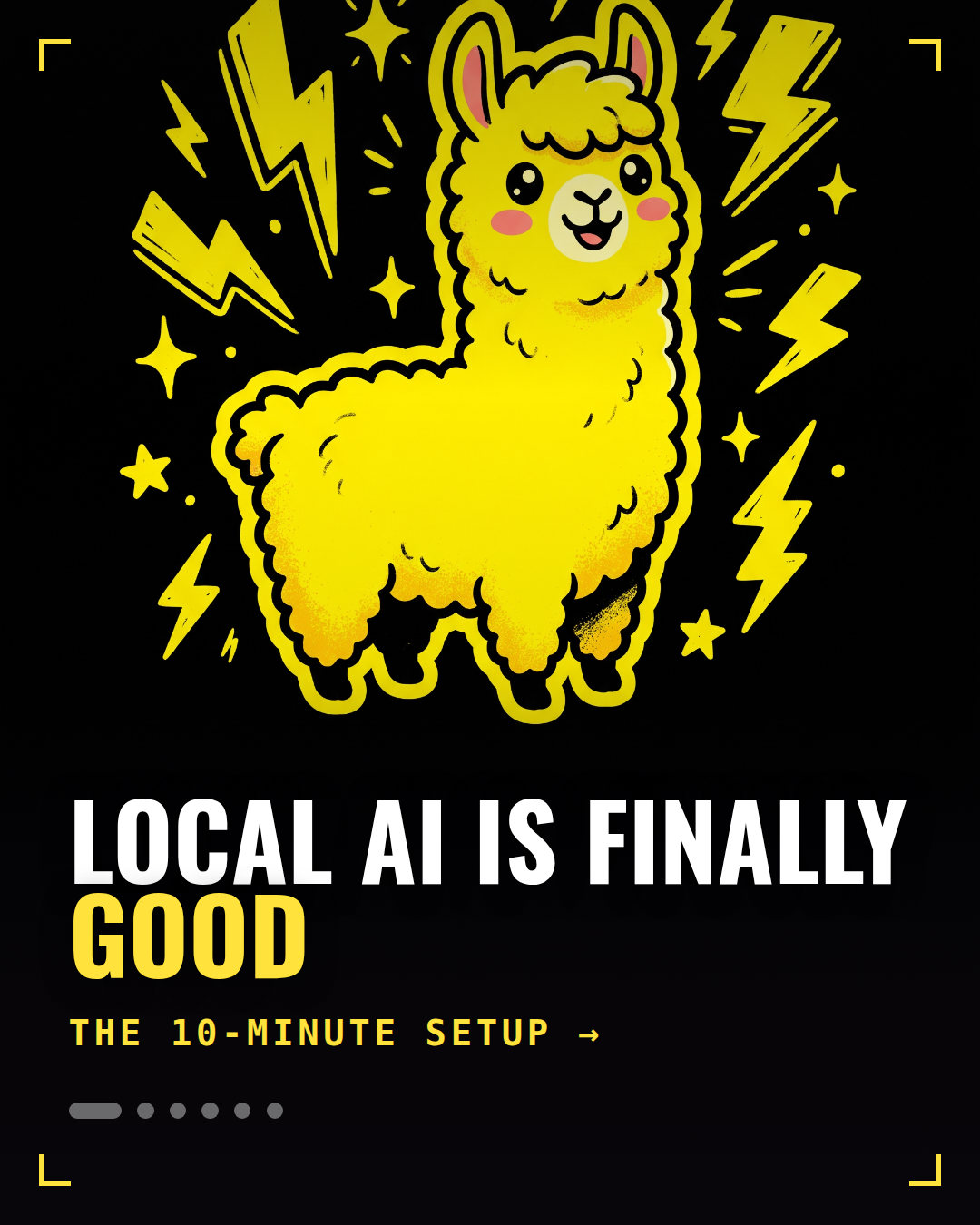 Llama mascot cover