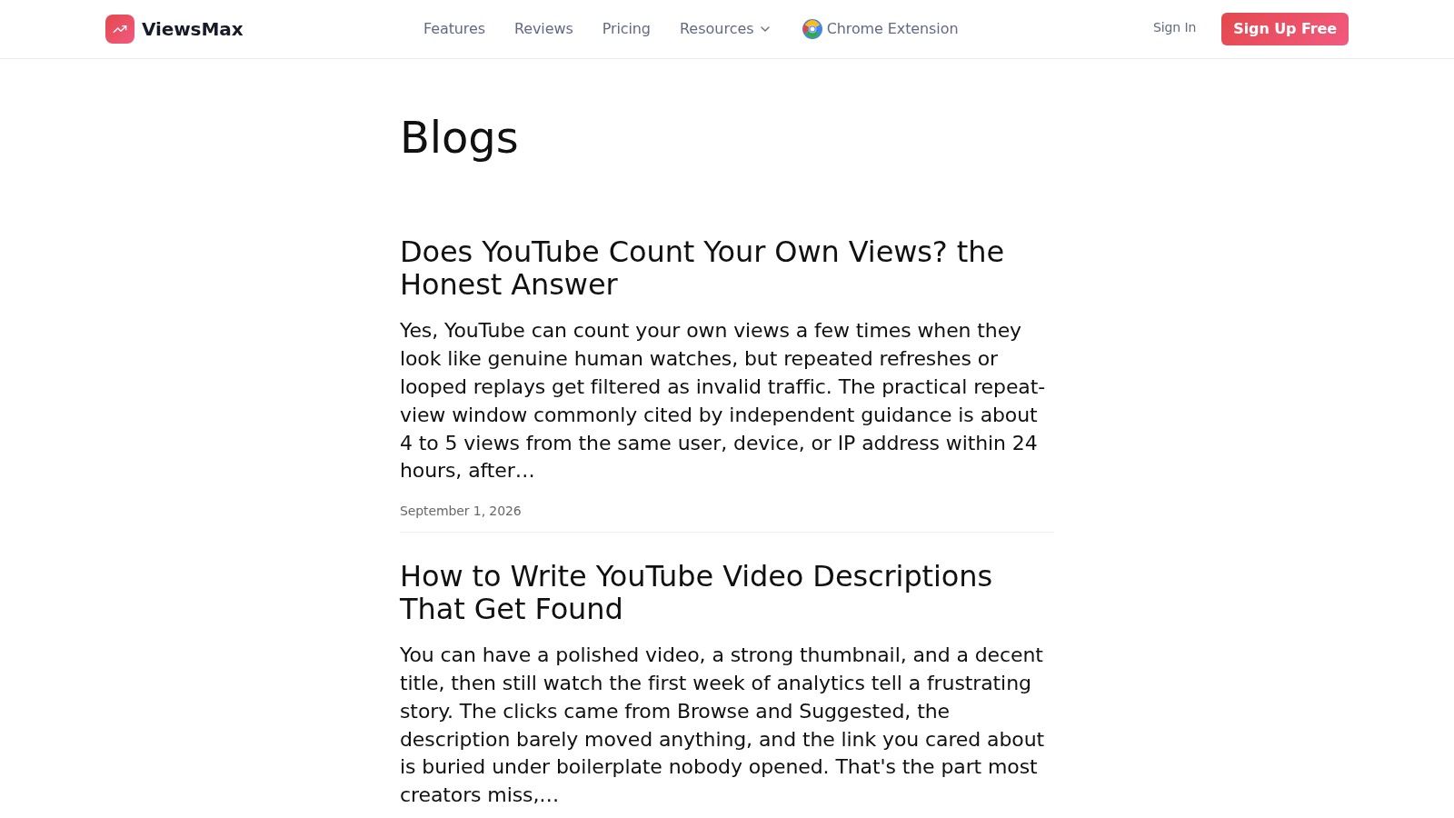 Screenshot from https://blog.viewsmax.com